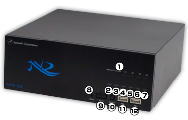 NVR-104｜ネットワークビデオレコーダー（NVR）